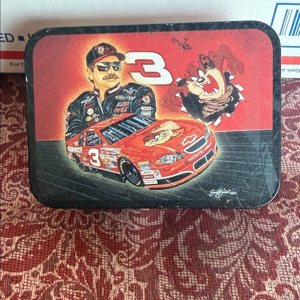 Dale Earnhardt #3 Taz Looney Tunes 1:64 Diecast 2 Car Tin Set NASCAR
